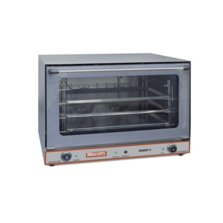 HORNO CONVECTOR 4 BANDEJAS 60 X 40 CON HUMECTADOR - MORETTI