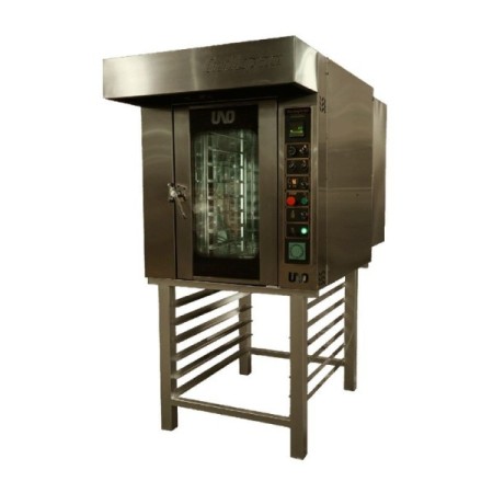 HORNO ROTATIVO A GAS 9 BANDEJAS 70 X 45 CON APOYO - INDUPAN